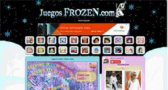 Desktop Screenshot of juegosfrozen.com